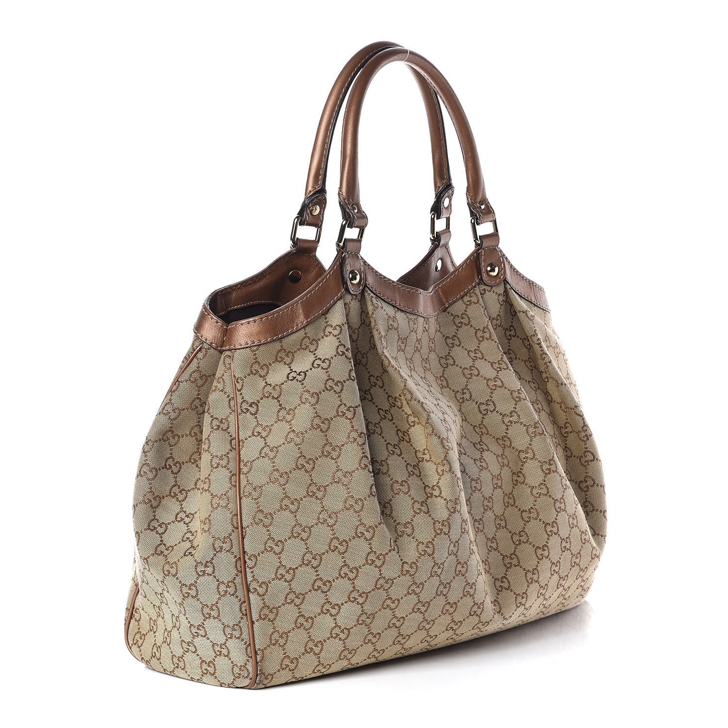 Monogram Large Sukey Tote Bronze