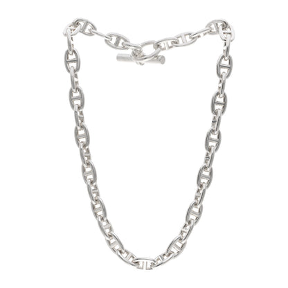 Hermes Sterling Silver MM Chaine D'Ancre Necklace 3 of 5
