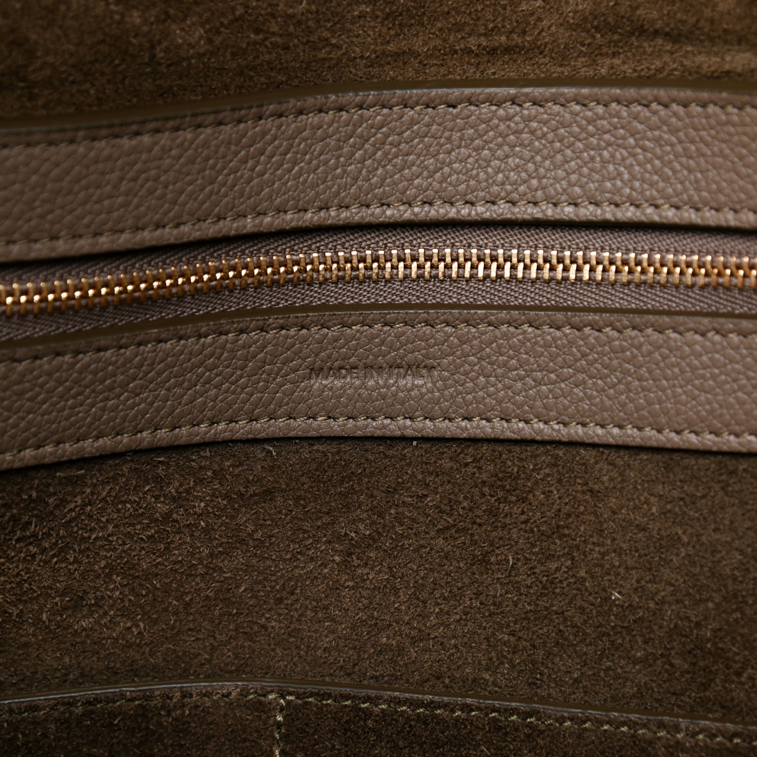 Celine Soft Grained Calfskin Medium Belt Cabas Phantom Taupe 6 of 10