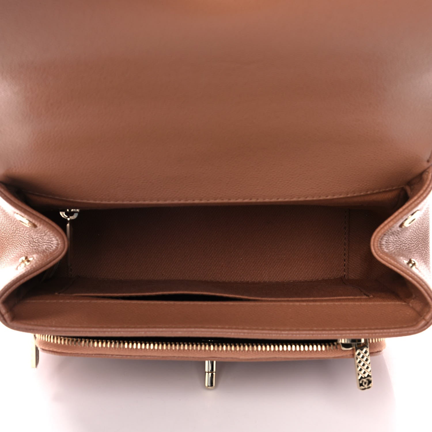 Chanel Caviar Quilted Medium Business Affinity Flap Brown 4 of 10