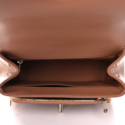 Chanel Caviar Quilted Medium Business Affinity Flap Brown 4 of 10