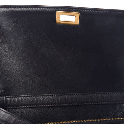 Celine Box Calfskin Medium Classic Box Flap Bag Black 8 of 17