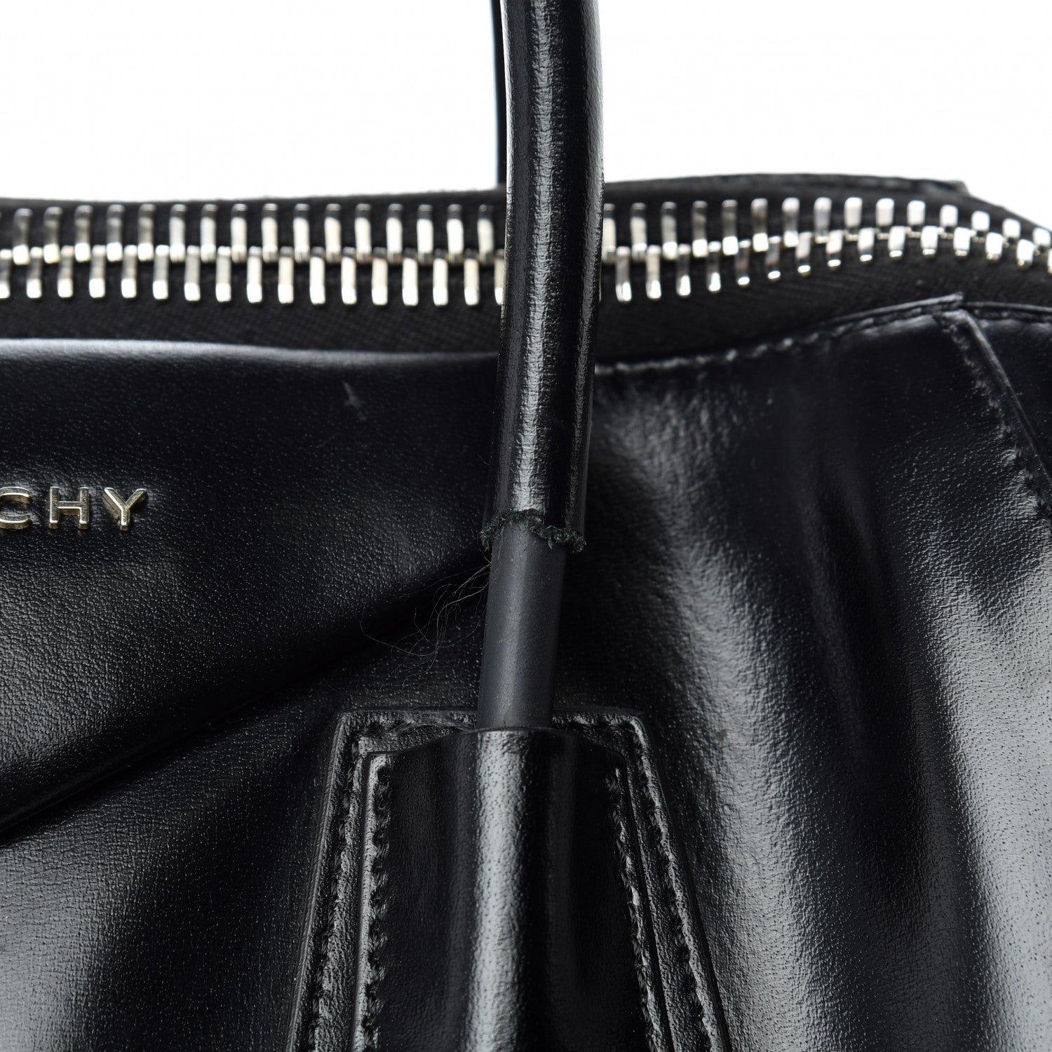 Givenchy Shiny Lord Calfskin Medium Antigona Black 9 of 12