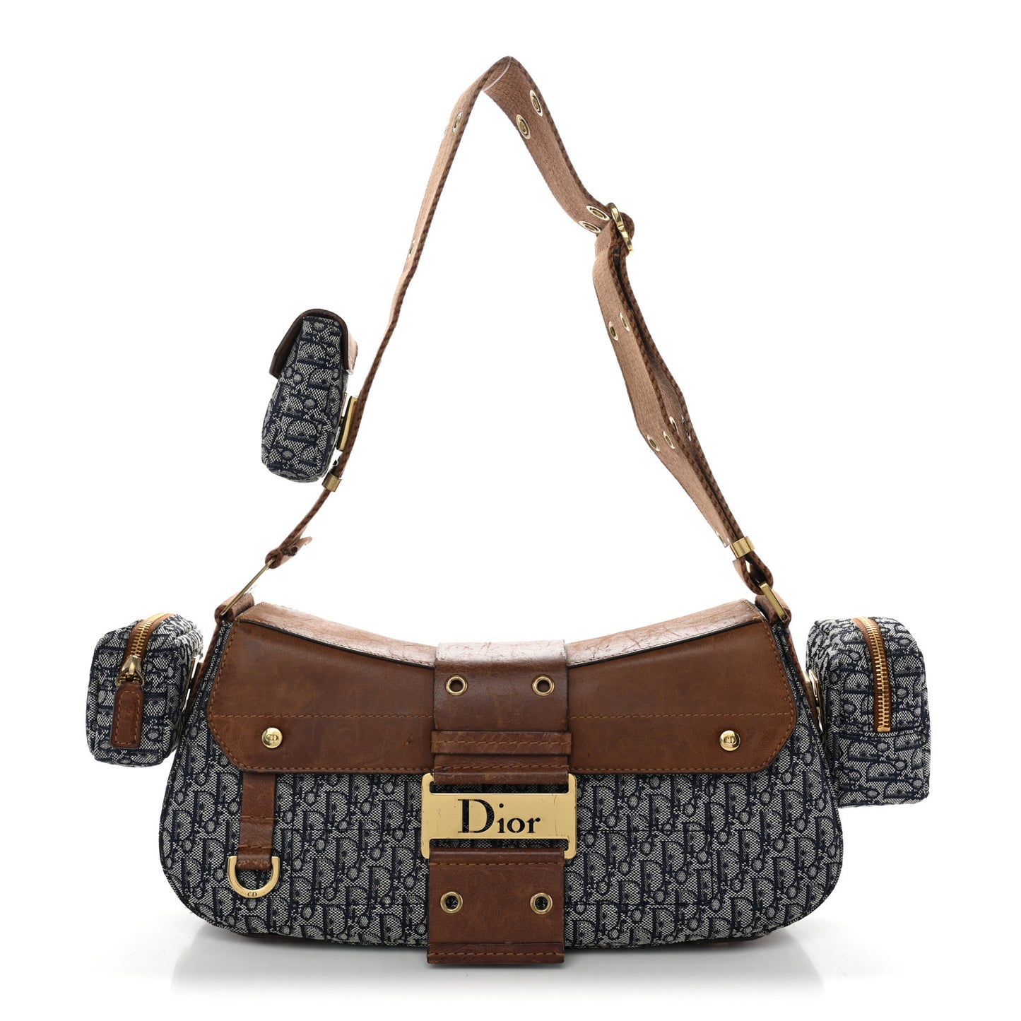 Calfskin Monogram Street Chic Columbus Blue