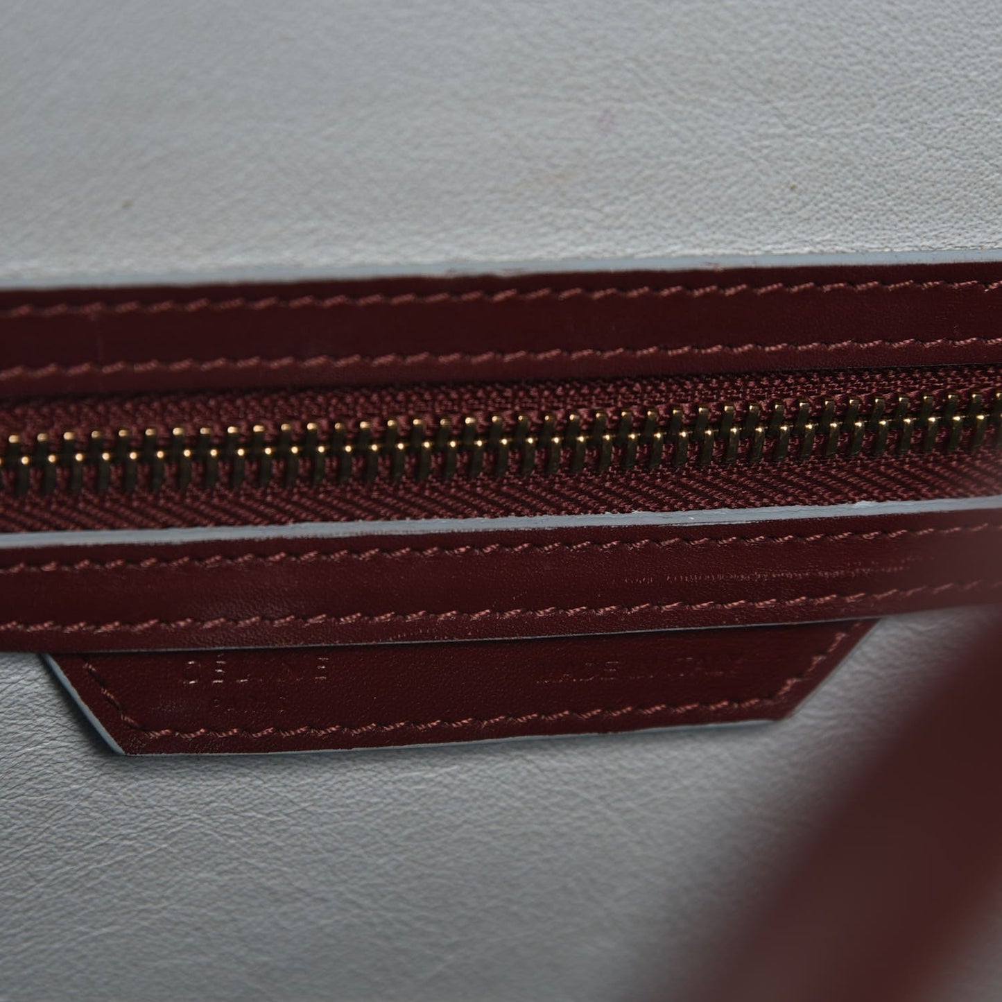 Palmelato Mini Luggage Burgundy Azur Blue