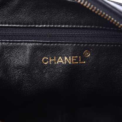 Chanel Lambskin Quilted Flap Camera Case Black 6 of 14