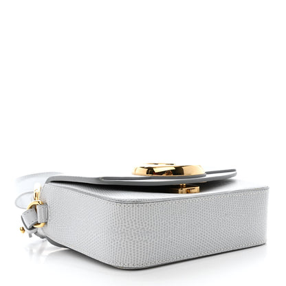 Chloe Calfskin Lizard Embossed Mini C Double Carry Light Cloud 4 of 11