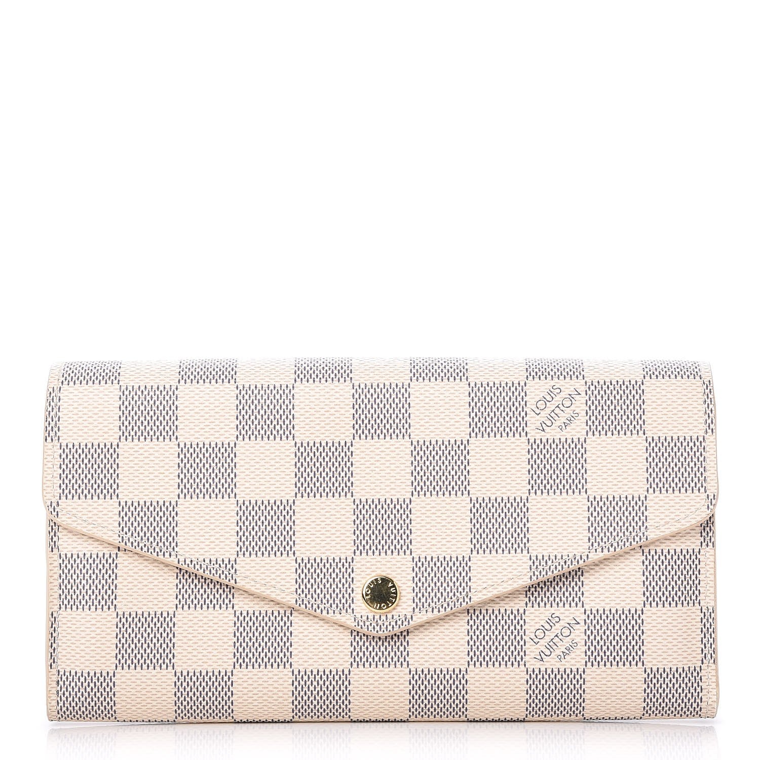 Louis Vuitton Damier Azur Sarah Wallet NM 1 of 8