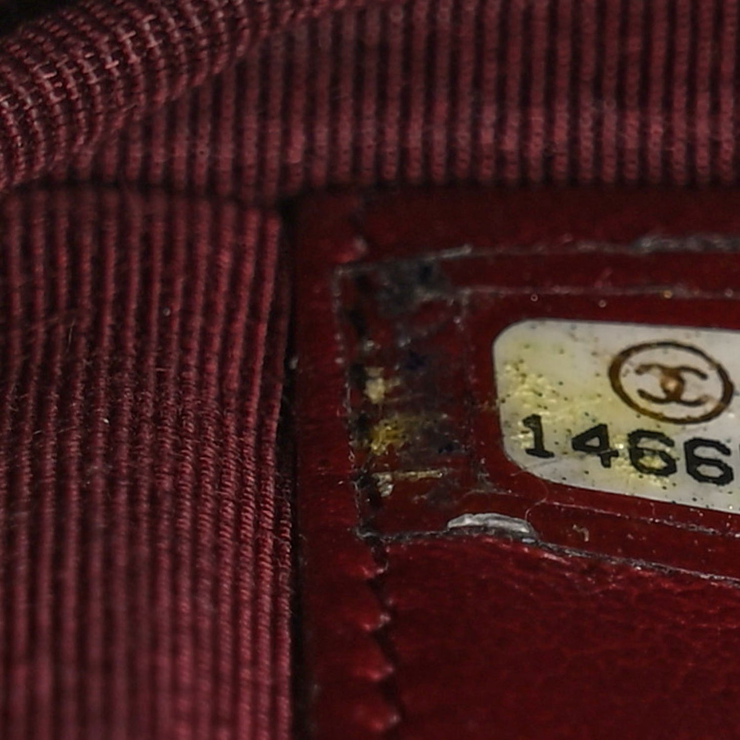 Aged Calfskin Quilted Reissue Wallet On Chain WOC Black