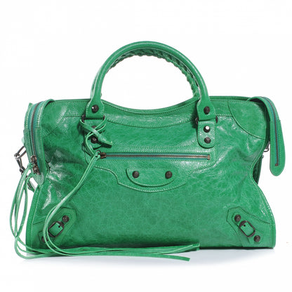 Balenciaga Agneau City Vert Poker 1 of 7