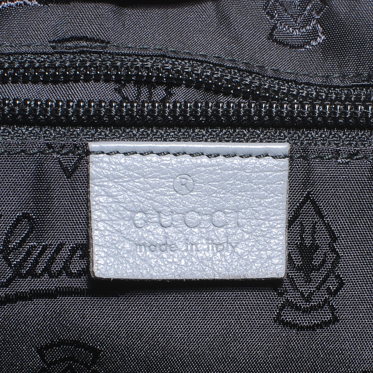 Guccissima Medium Carry On Duffle Light Blue