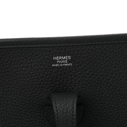 Hermes Taurillon Clemence Evelyne III PM Black 6 of 14