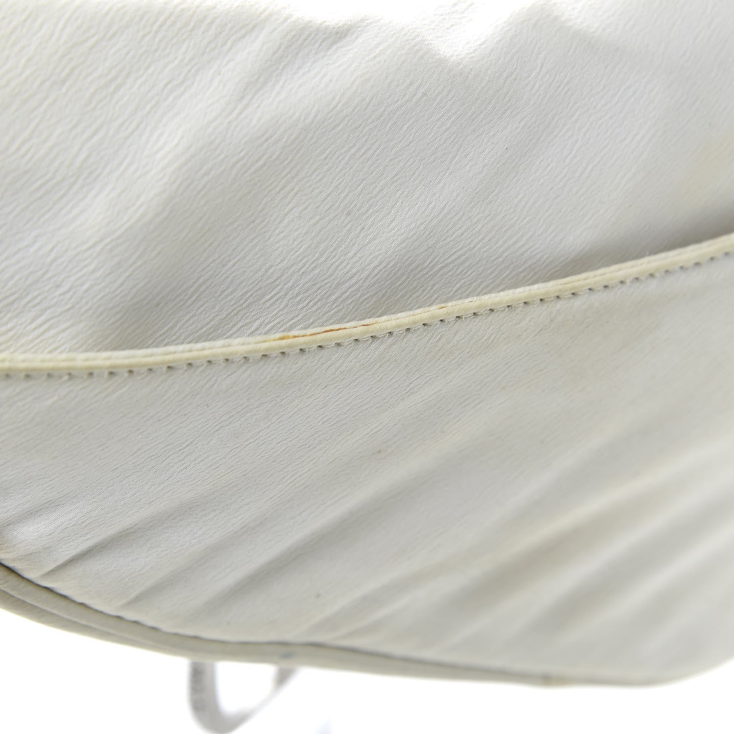 Christian Dior Satin Beaded Star Embroidered Hollywood Saddle White Multicolor 12 of 13