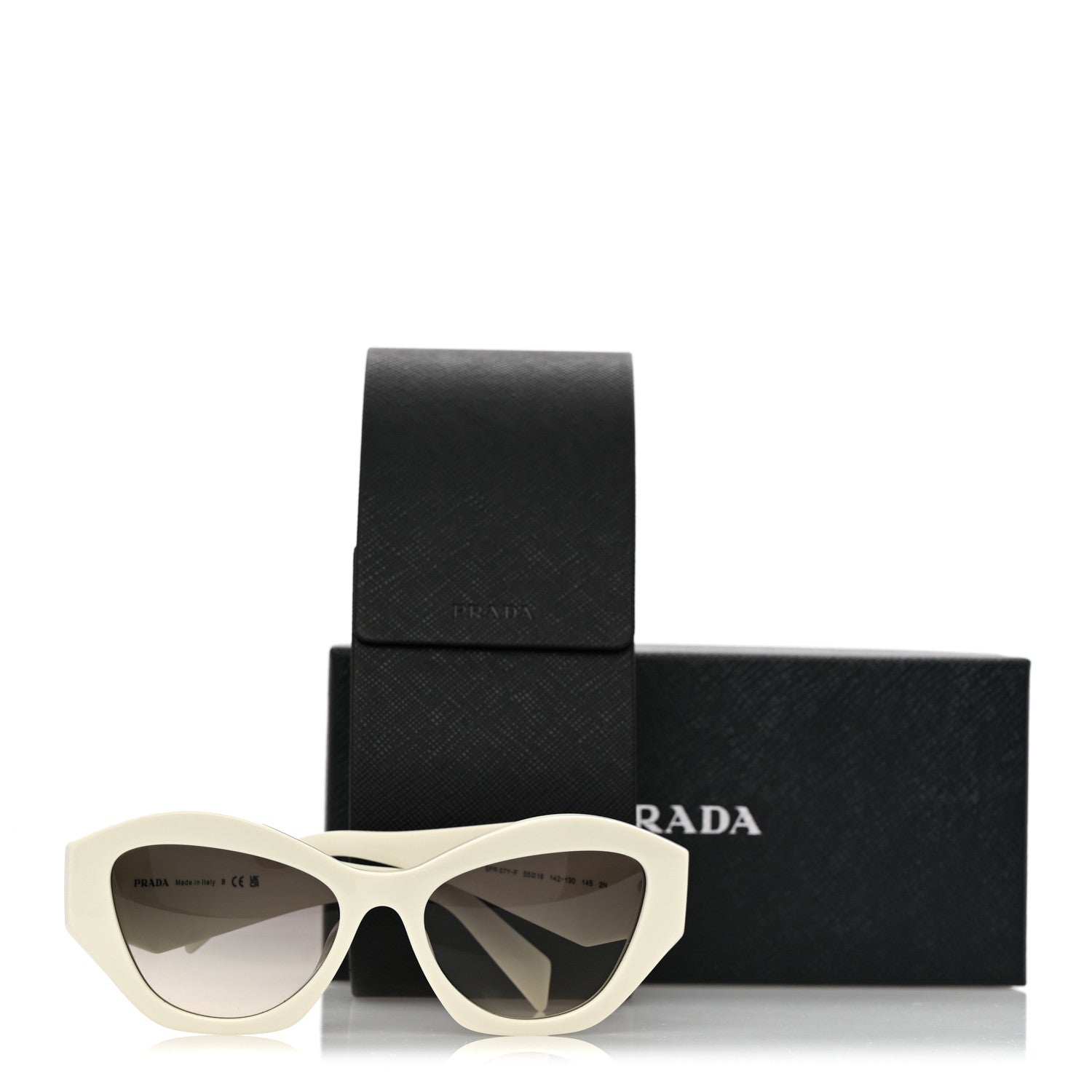 Prada Acetate Symbole Sunglasses SPR 07Y-F White White 7 of 7