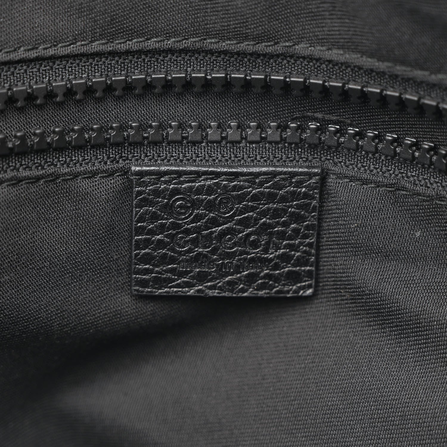 Gucci Nylon Monogram Small Flat Messenger Bag Black 6 of 15