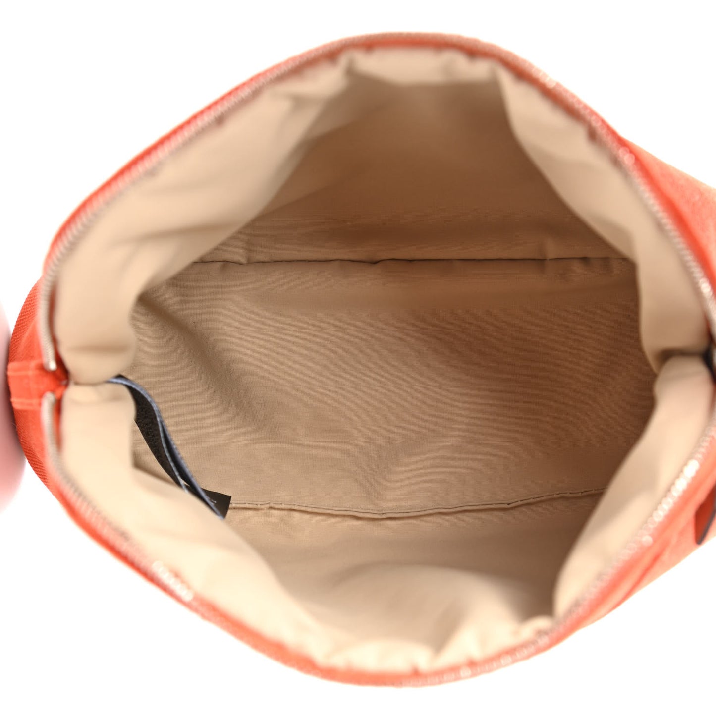Cotton Canvas Mini Bolide Travel Cosmetic Pouch Feu