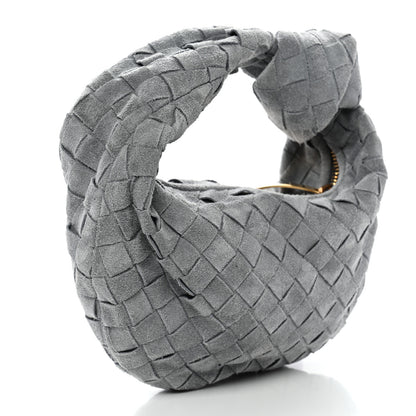 Bottega Veneta Suede Intrecciato Mini Jodie Thunder 2 of 9