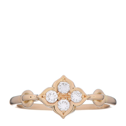 Cartier 18K Yellow Gold Diamond Hindu Floral Ring 48 4.5 1 of 6
