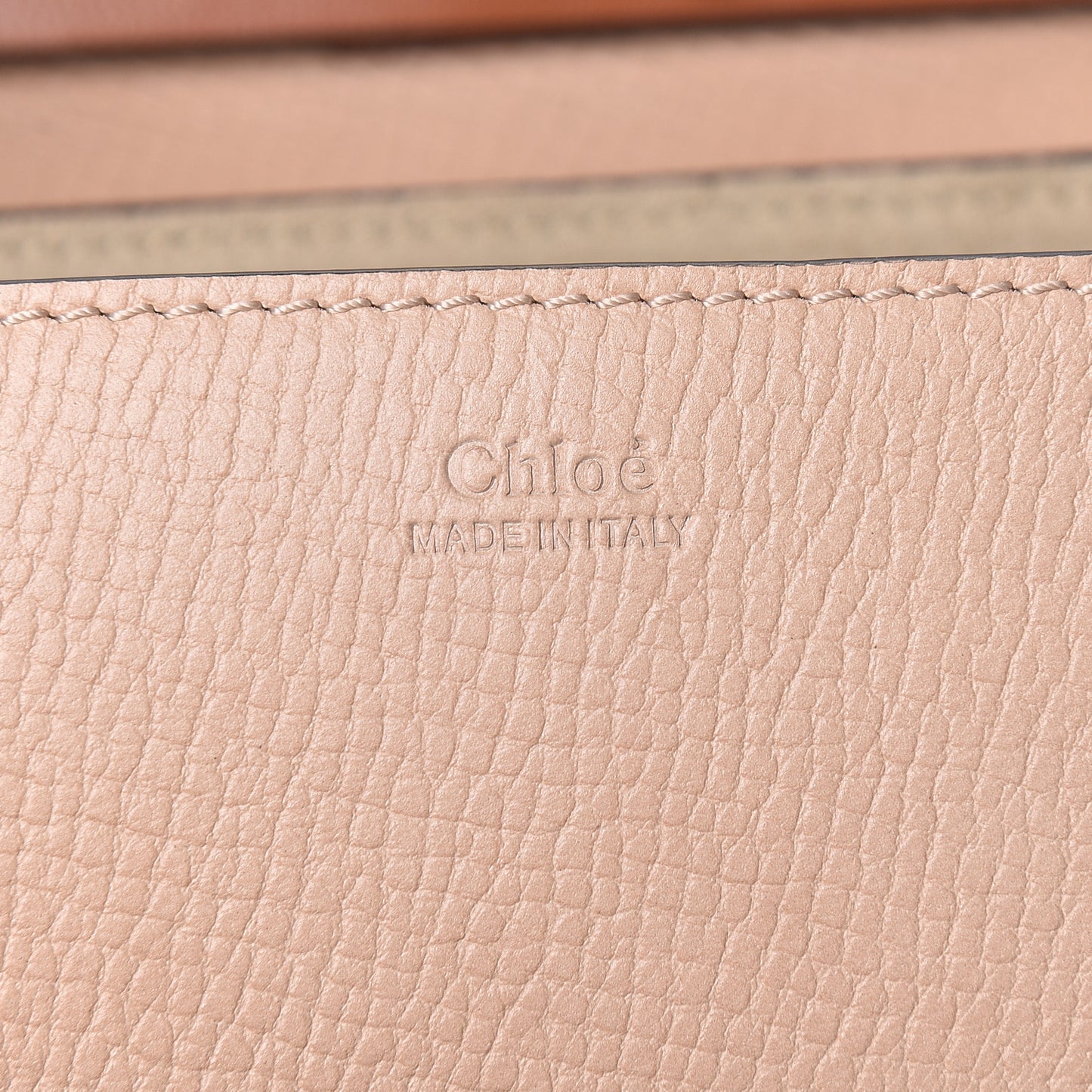 Grained Calfskin Lambskin Bi-Color Drew Shoulder Bag Powder Beige Mustard