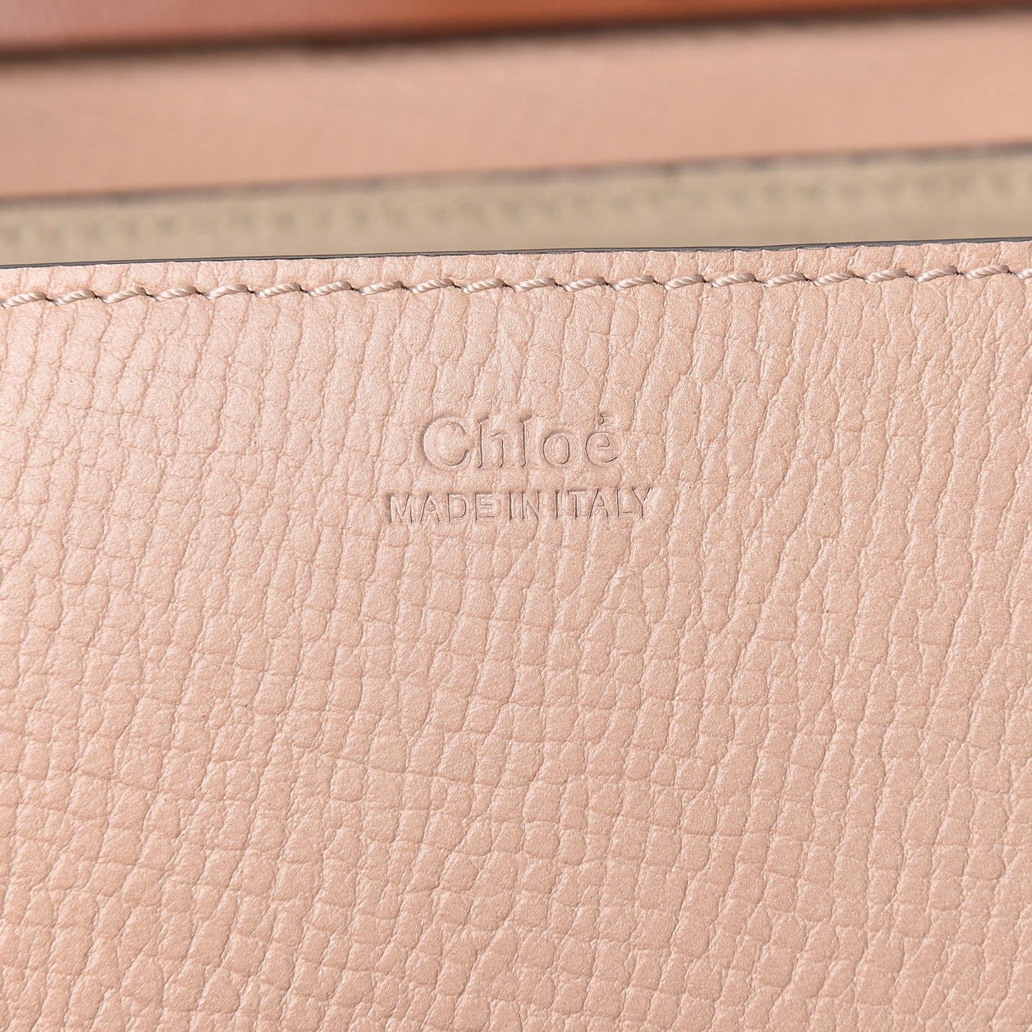 Chloe Grained Calfskin Lambskin Bi-Color Drew Shoulder Bag Powder Beige Mustard 6 of 12