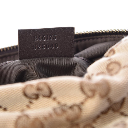 Gucci Monogram Medium Bamboo Cosmetic Case Dark Brown 7 of 9