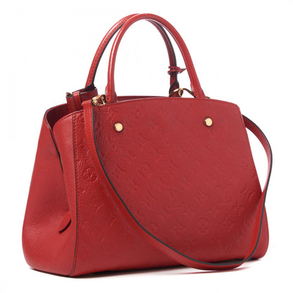 Louis Vuitton Empreinte Montaigne MM Cherry 2 of 7