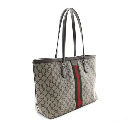 Gucci GG Supreme Monogram Medium Ophidia Shopping Tote Brown 3 of 9