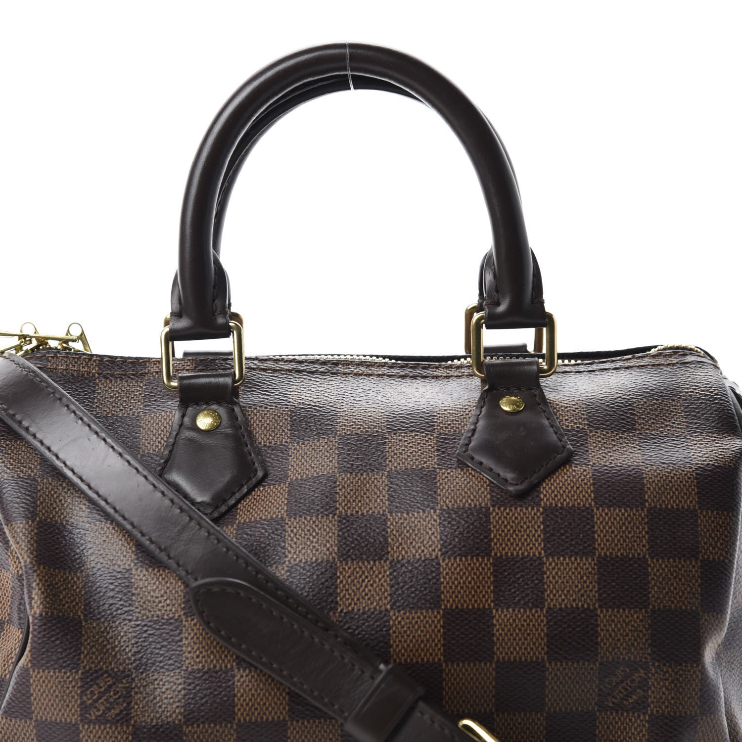 Louis Vuitton Damier Ebene Speedy Bandouliere 25 13 of 13
