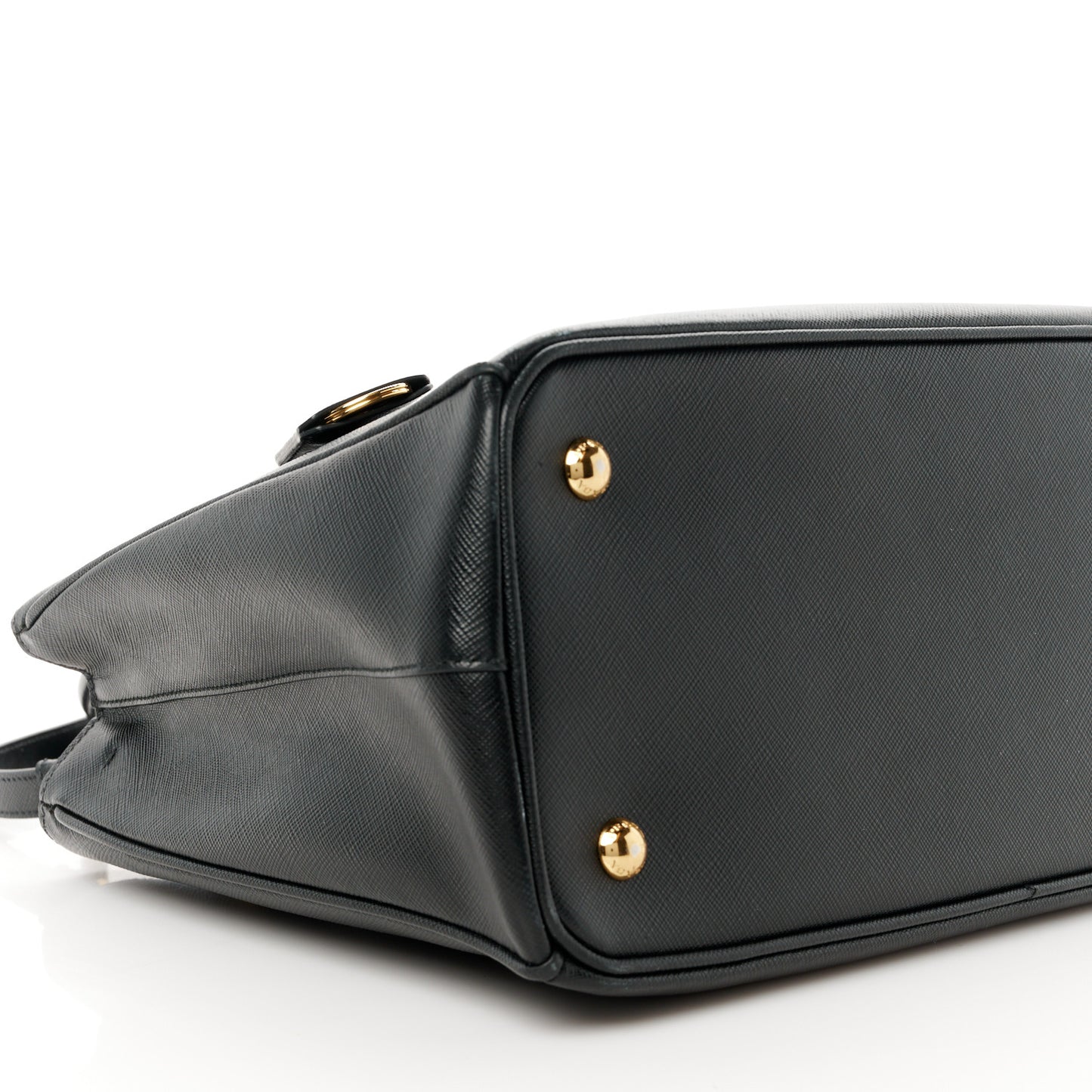 Saffiano Lux Medium Tote Black