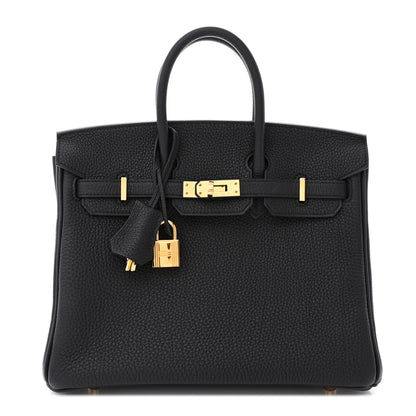 Hermes Togo Birkin 25 Black 1 of 11