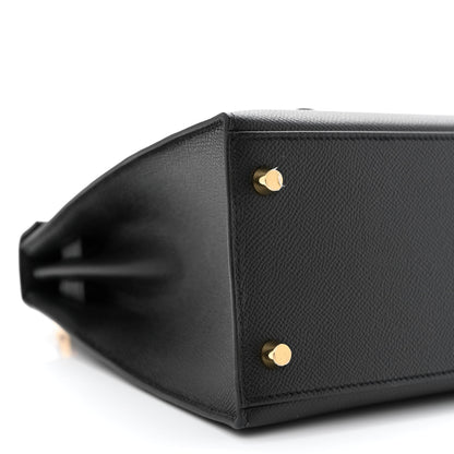 Hermes Epsom Kelly Sellier 28 Black 9 of 13