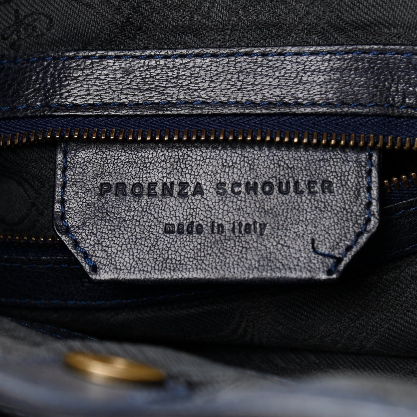 Lambskin PS1 Tote Indigo