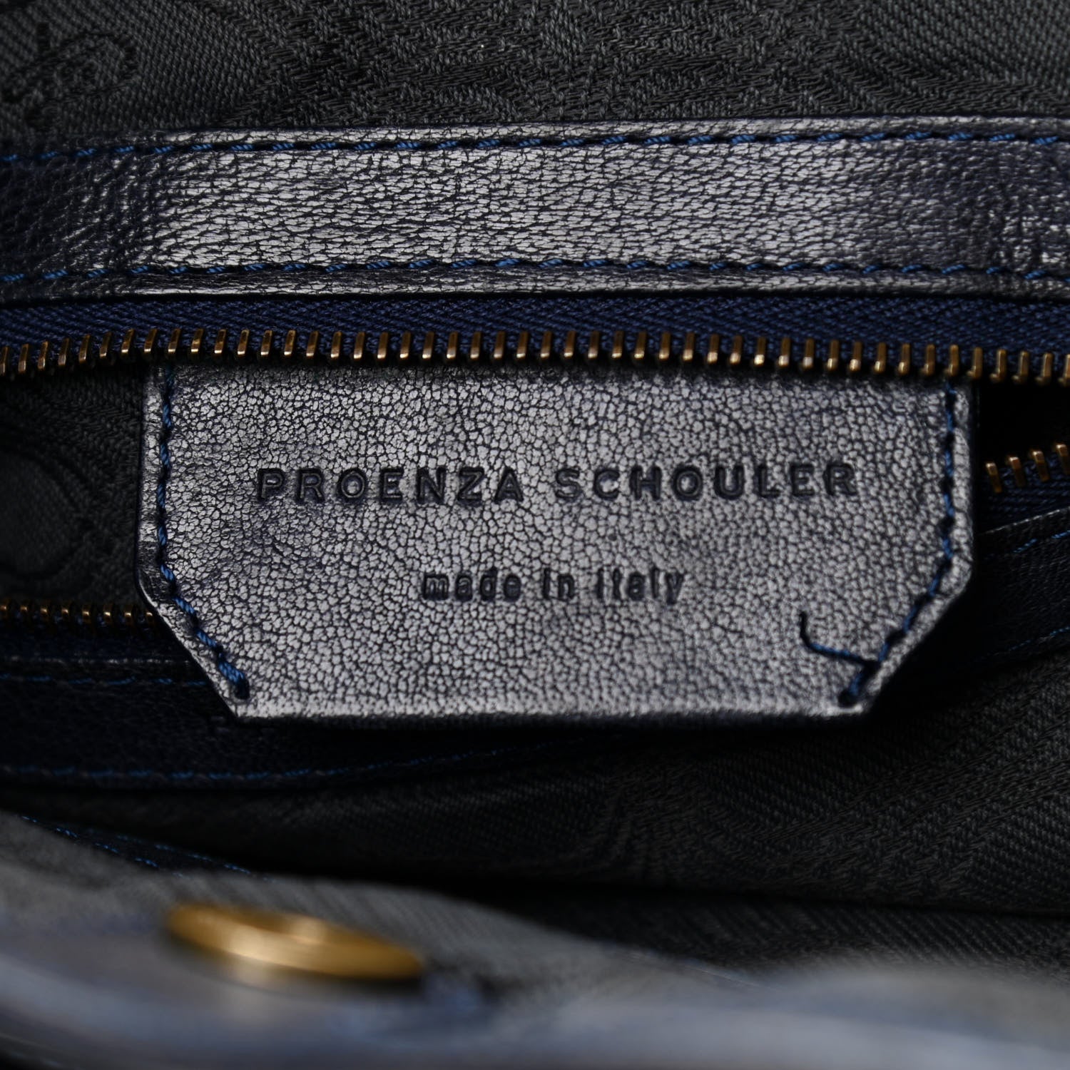 Proenza Schouler Lambskin PS1 Tote Indigo 6 of 19