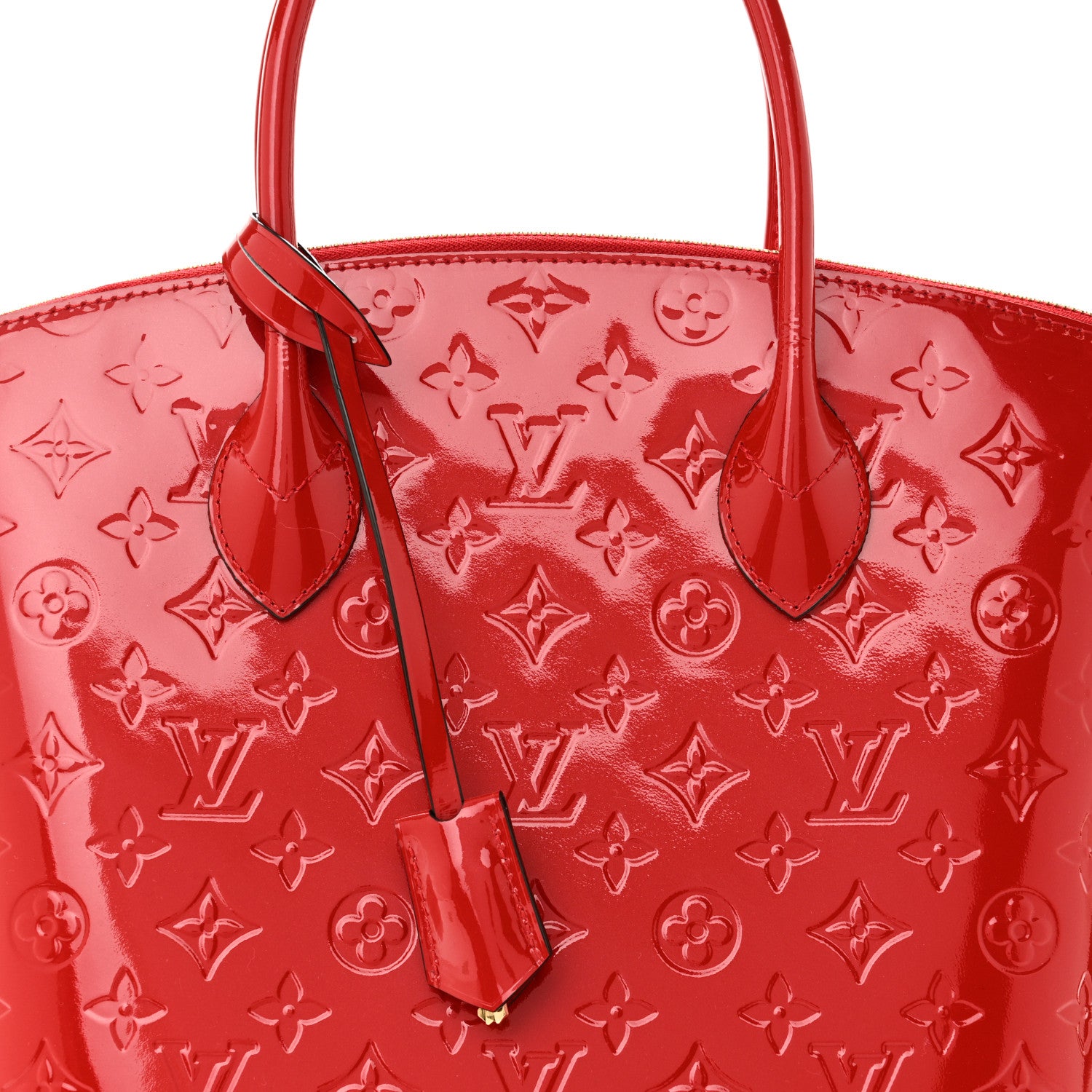Louis Vuitton Vernis Lockit PM Cherry 7 of 11