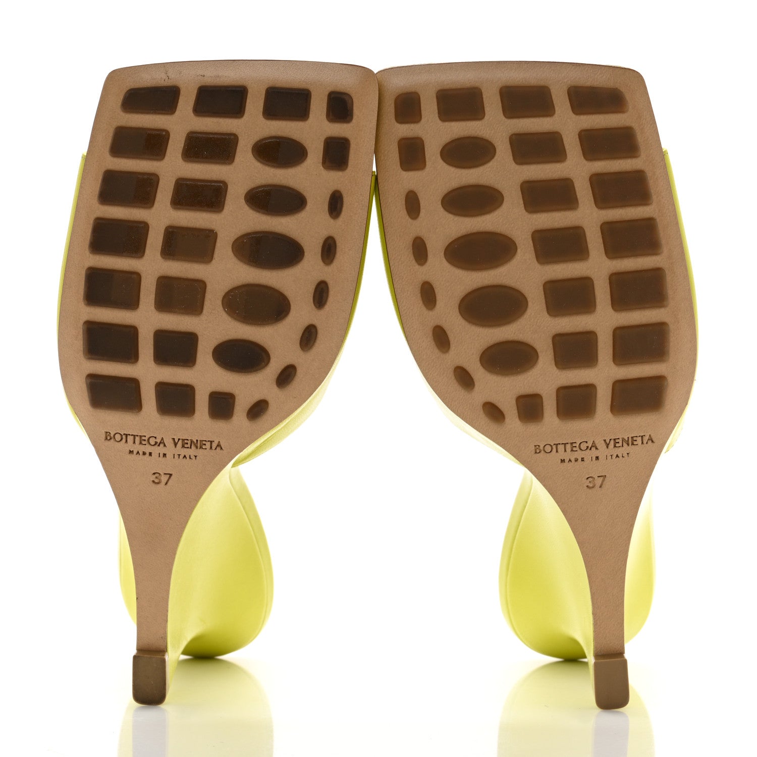 Bottega Veneta Lambskin Stretch Wedge 90mm Sandals 37 Kiwi 5 of 10