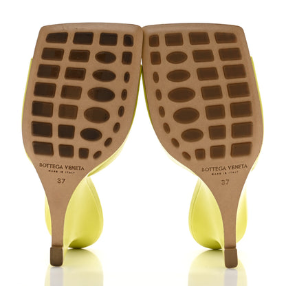 Bottega Veneta Lambskin Stretch Wedge 90mm Sandals 37 Kiwi 5 of 10