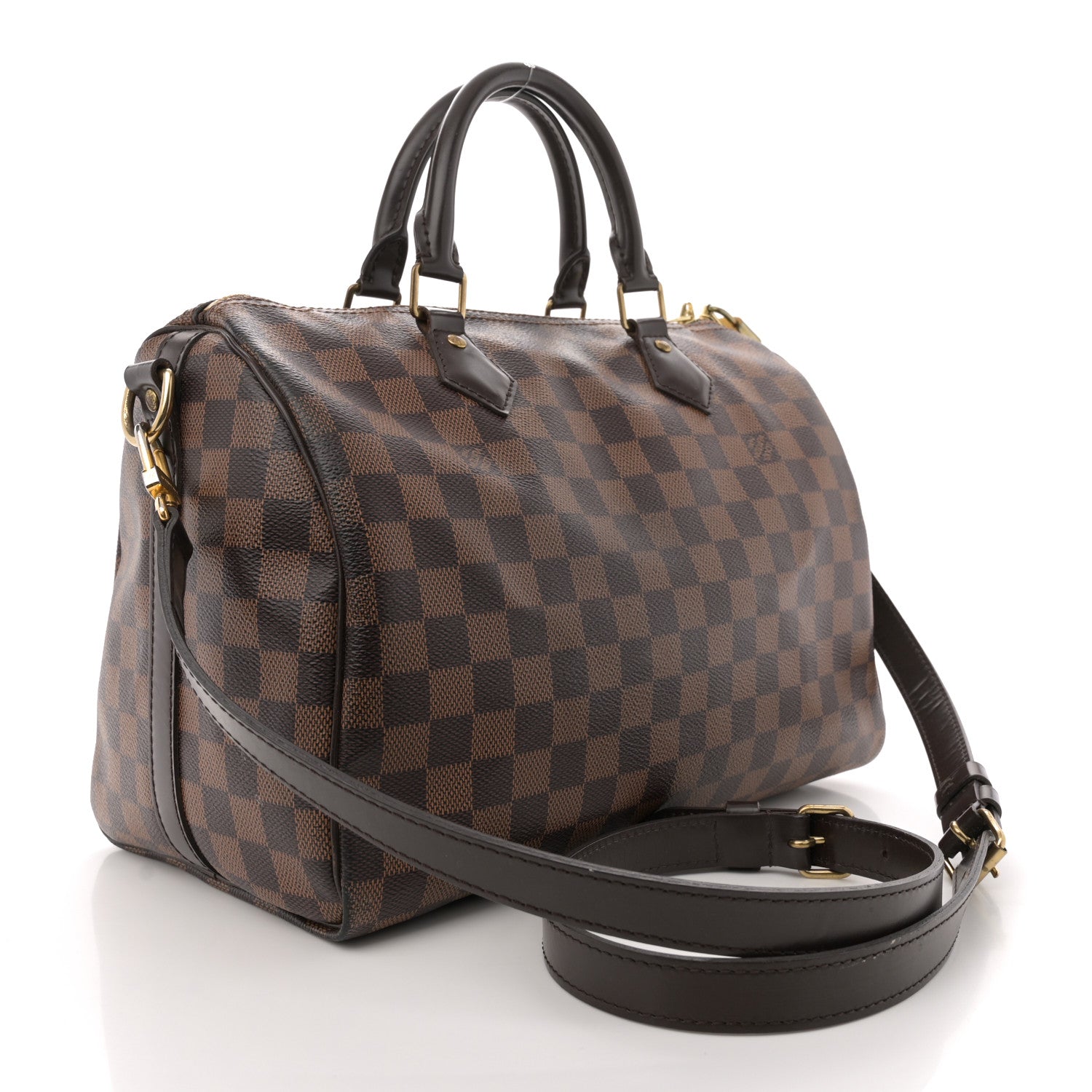 Louis Vuitton Damier Ebene Speedy Bandouliere 30 3 of 12