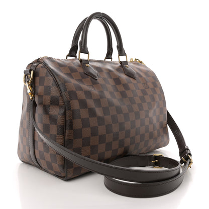 Louis Vuitton Damier Ebene Speedy Bandouliere 30 3 of 12