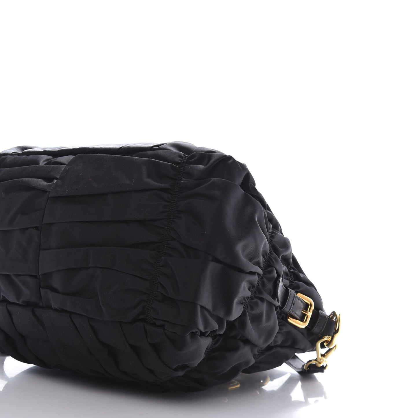 Tessuto Nylon Gaufre Tote Black