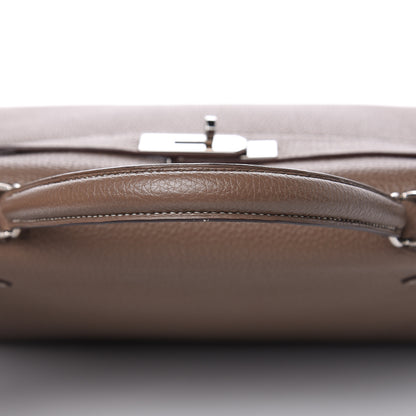 Hermes Togo Kelly Retourne 32 Etoupe 28 of 35
