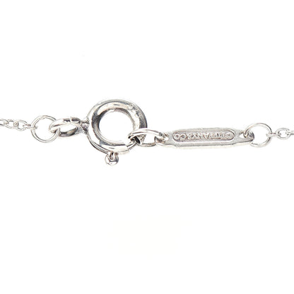 Tiffany Sterling Silver Diamond Small Daisy Key Pendant Necklace 4 of 4
