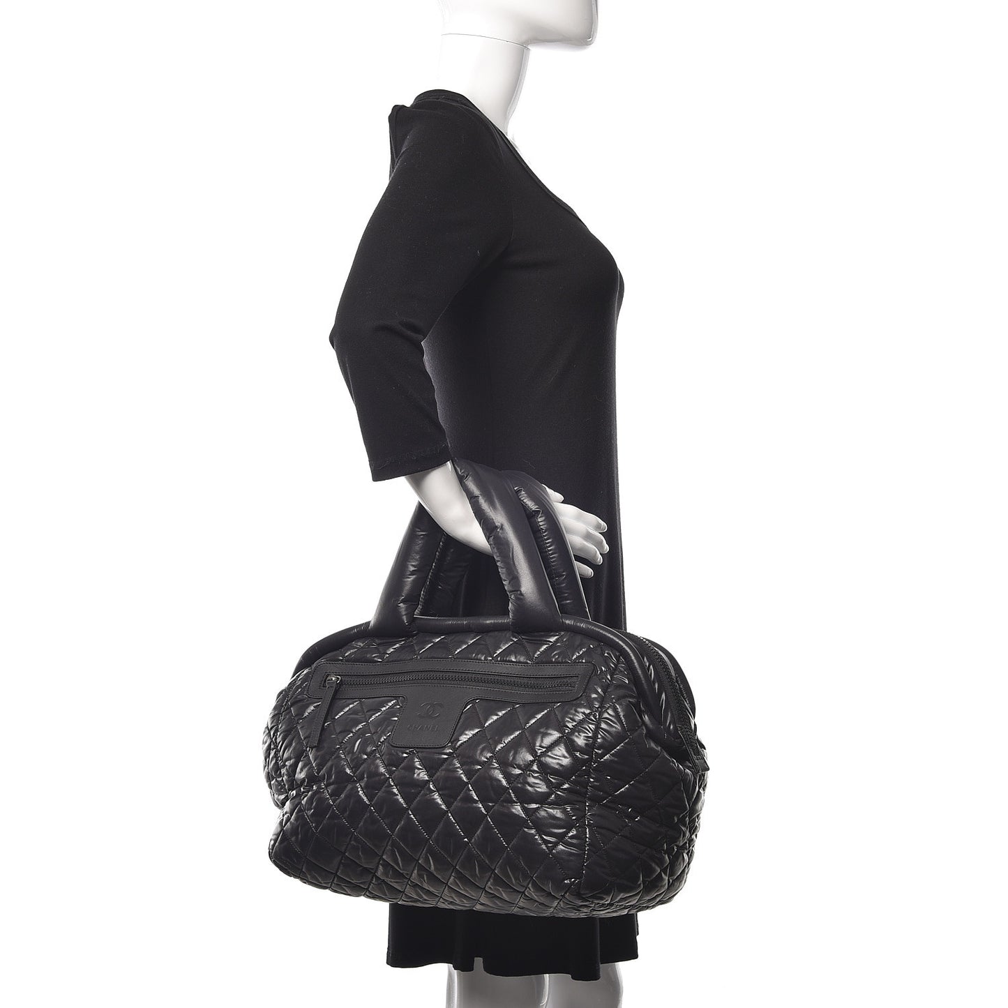 Nylon Coco Cocoon Bowler Black