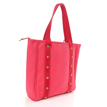 Louis Vuitton Toile Antigua Cabas MM Pink 2 of 9