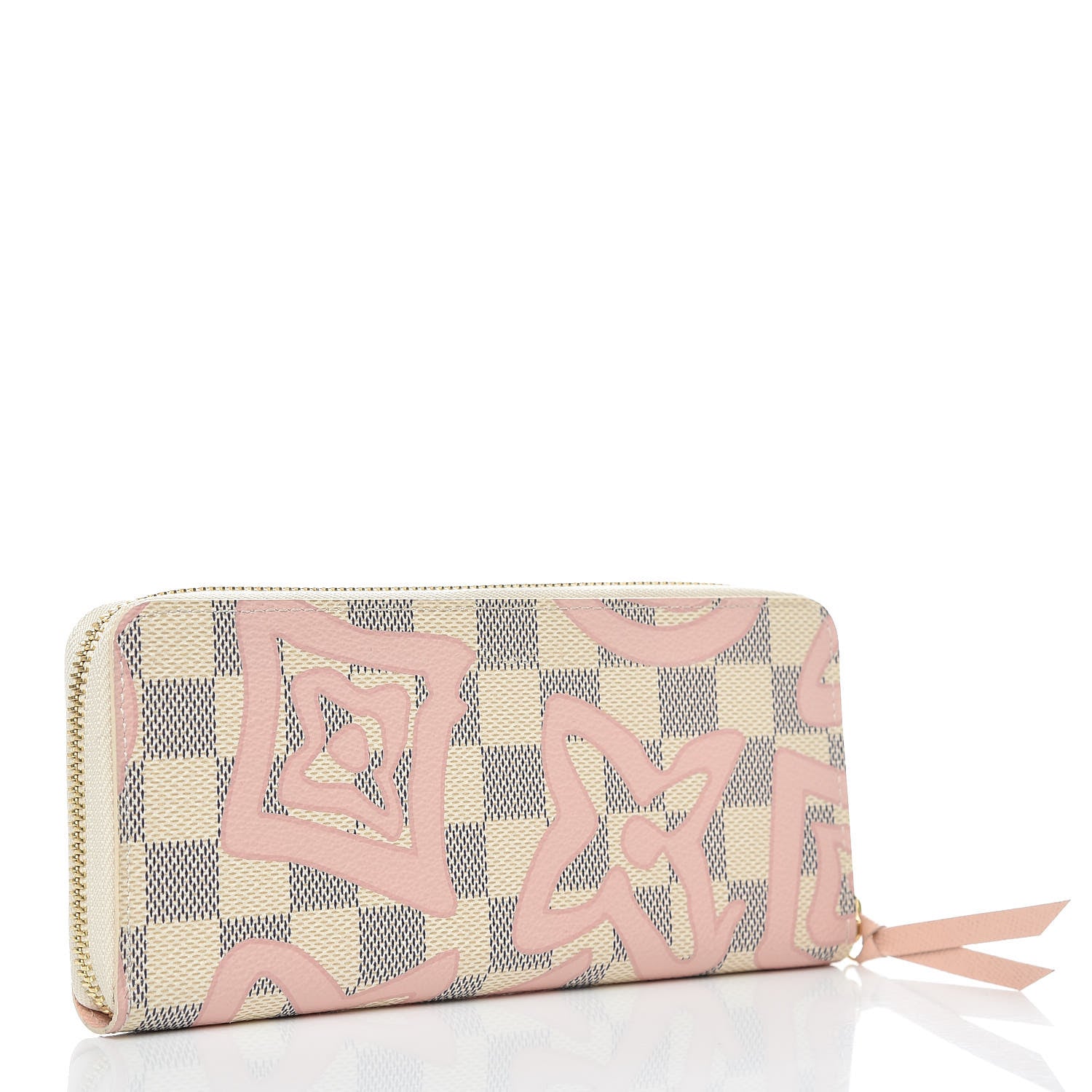 Louis Vuitton Damier Azur Tahitienne Clemence Wallet 3 of 7