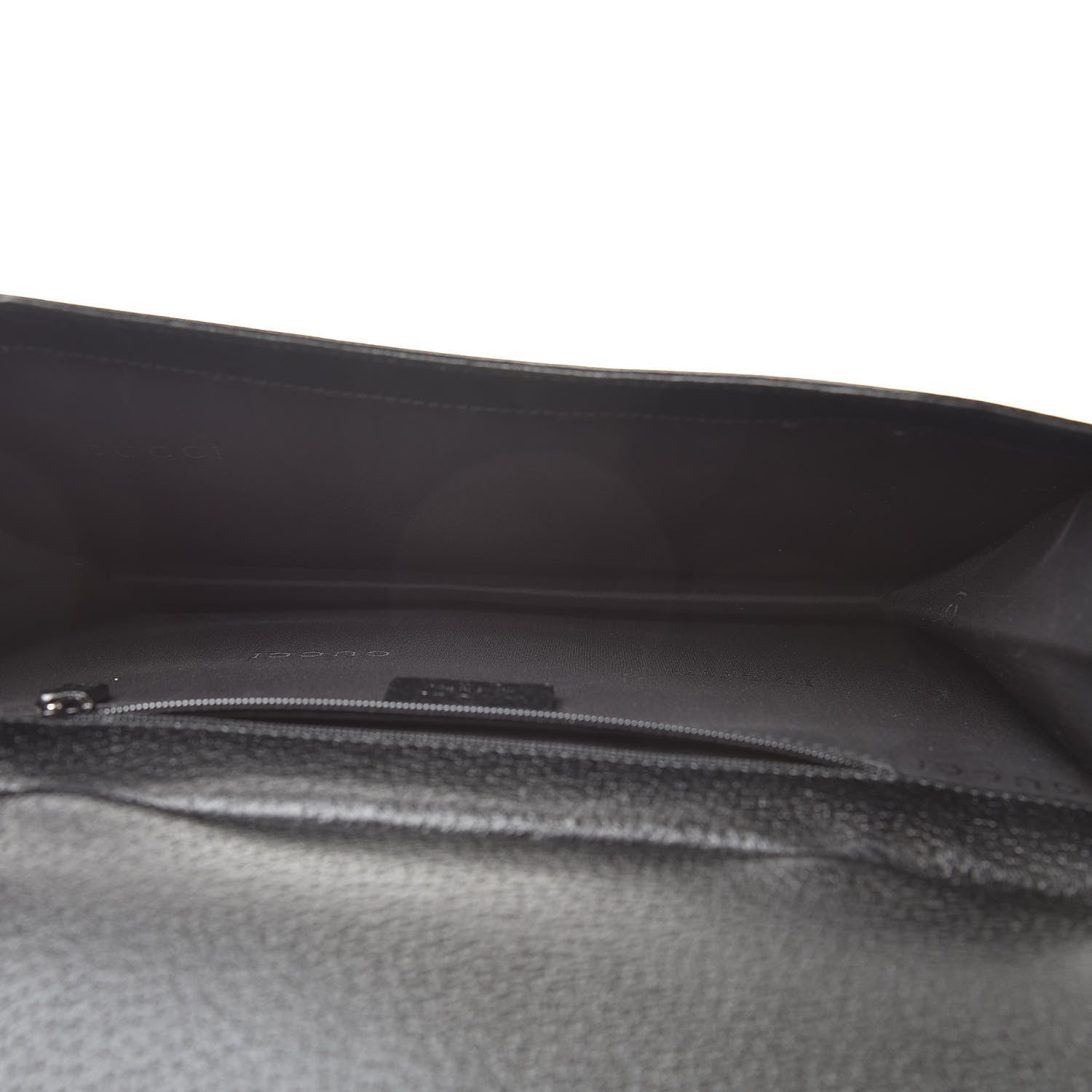 Gucci Pebbled Calfskin Top Handle Bag Black 5 of 11