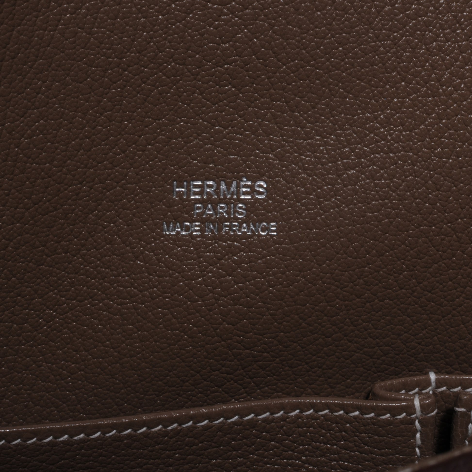 Hermes Taurillon Clemence Jypsiere 34 Etoupe 8 of 11