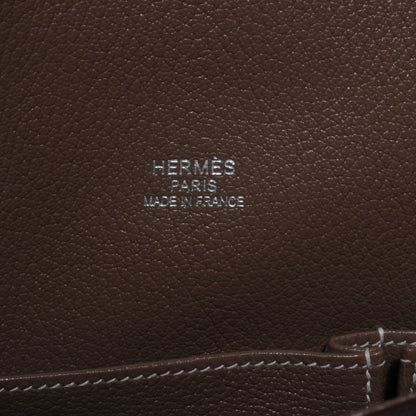 Hermes Taurillon Clemence Jypsiere 34 Etoupe 8 of 11