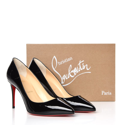 Christian Louboutin Patent Pigalle Follies 85 Pumps 37.5 Black 8 of 8