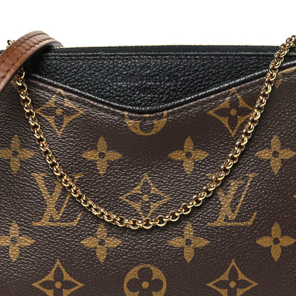 Louis Vuitton Monogram Pallas Clutch Black 7 of 9