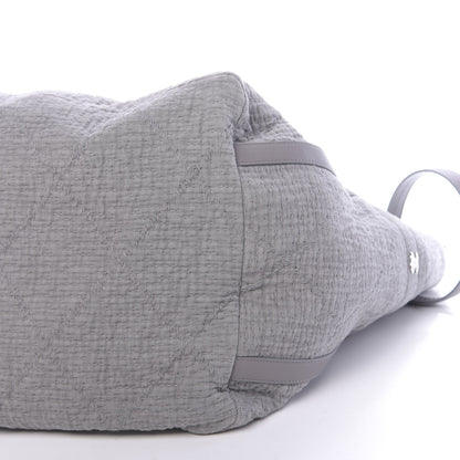 Chanel Canvas Small Double Face Tote Gray 10 of 10